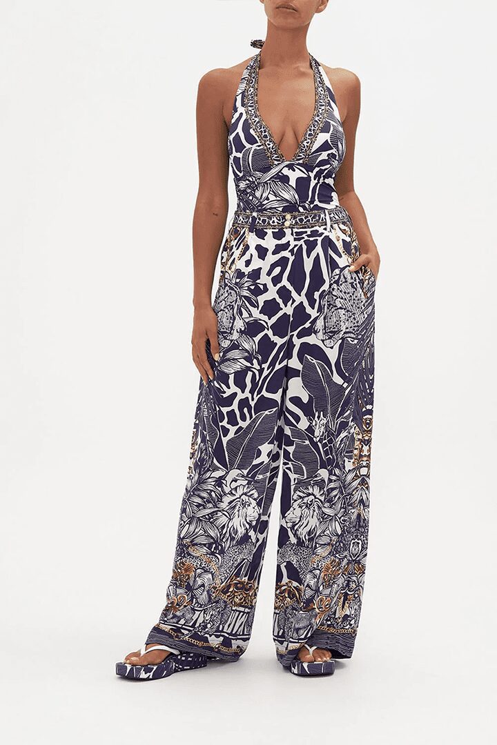 Camilla Wide Leg Waisted Pants