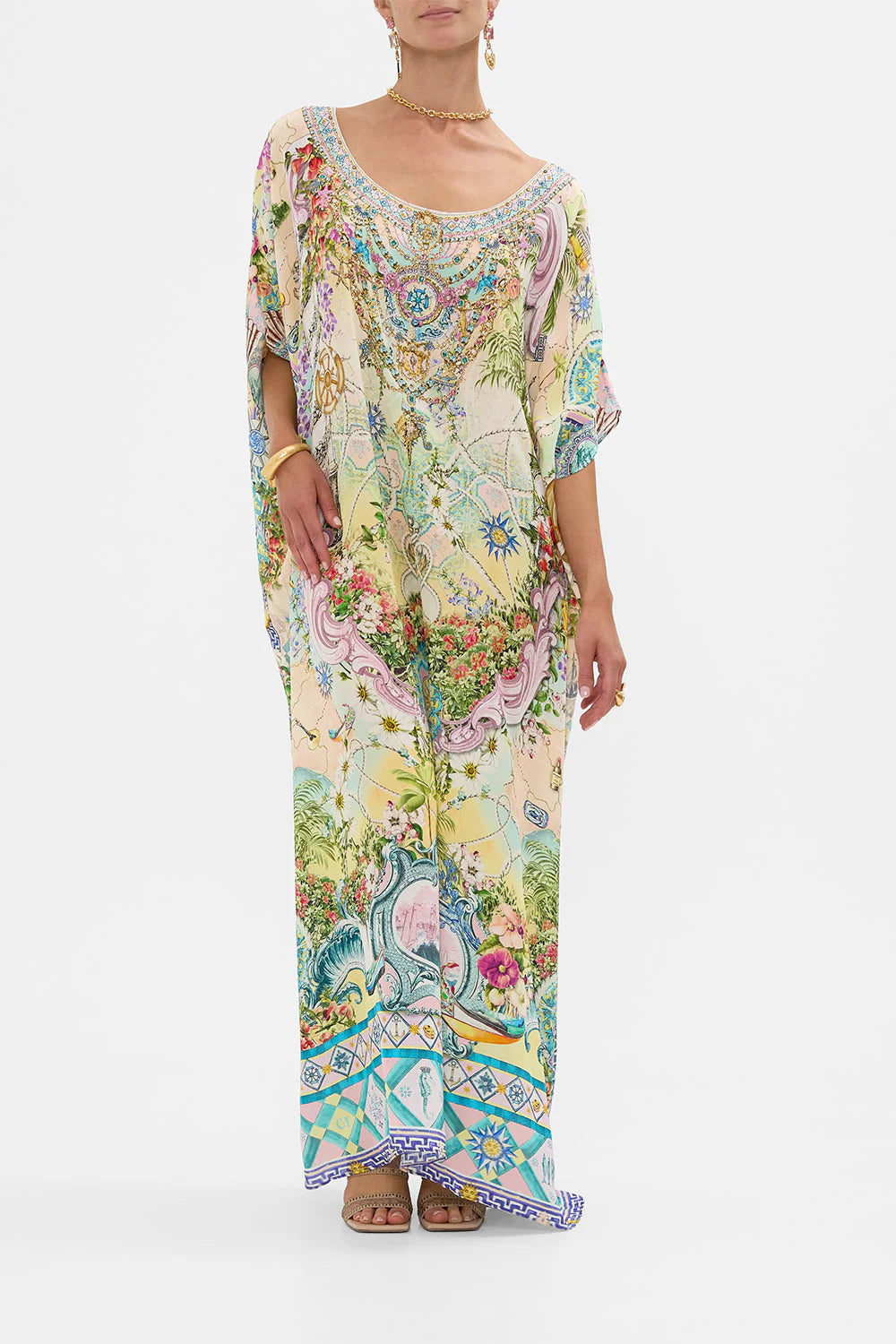 Round Neck Kaftan