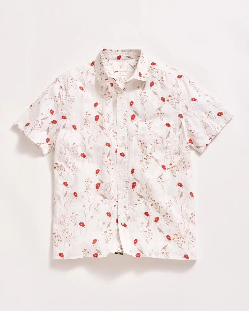 Short Sleeve Textural Poppy Treme Shirt