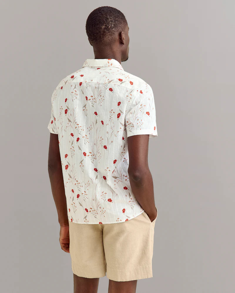 Short Sleeve Textural Poppy Treme Shirt