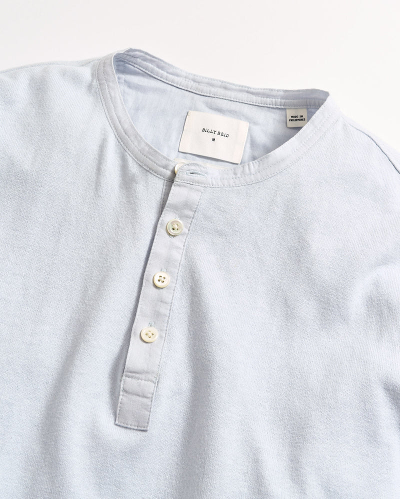 Short Sleeve Hemp Cotton Henley