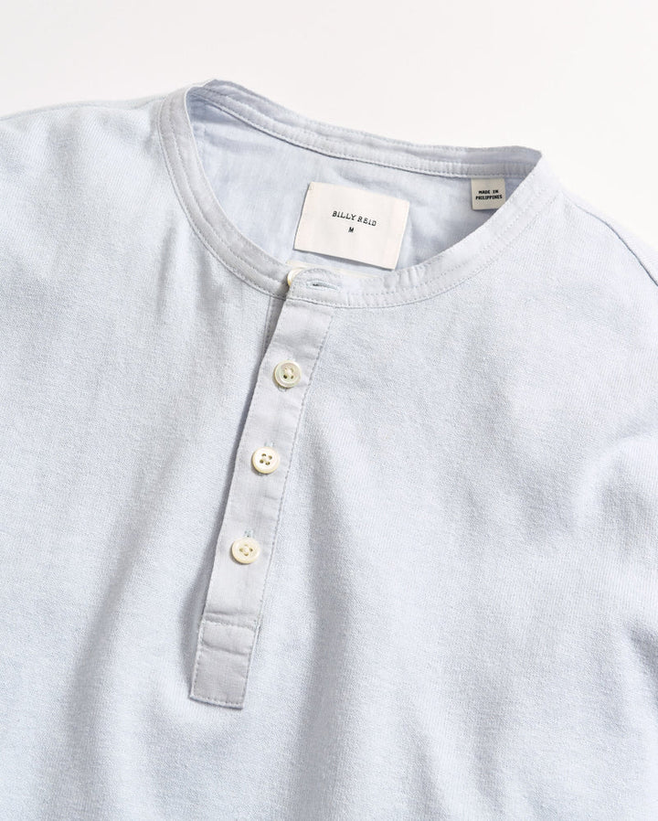 Short Sleeve Hemp Cotton Henley