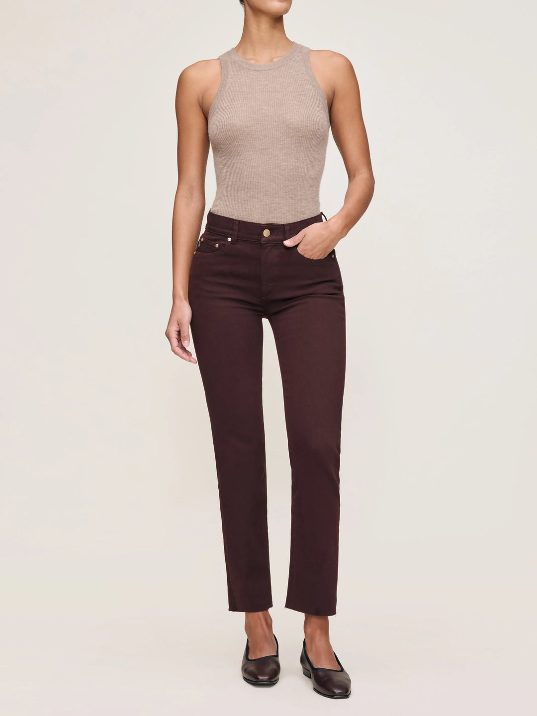 Mara Straight Mid Rise Instasculpt™ Ankle Jeans