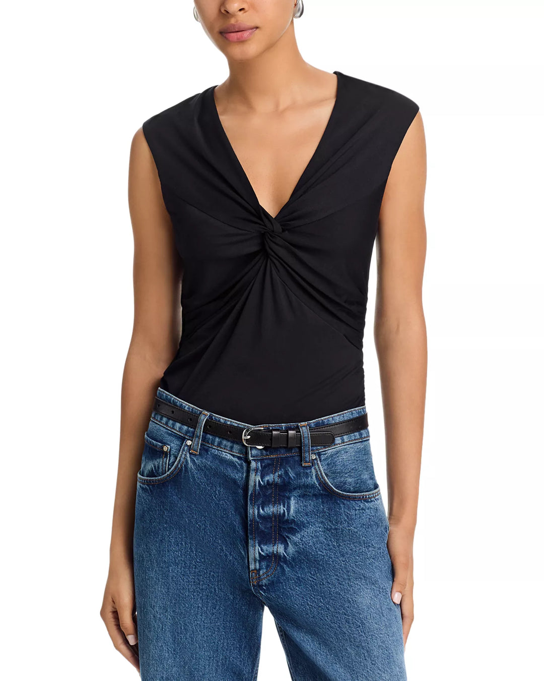Luca Twist V Neck Top