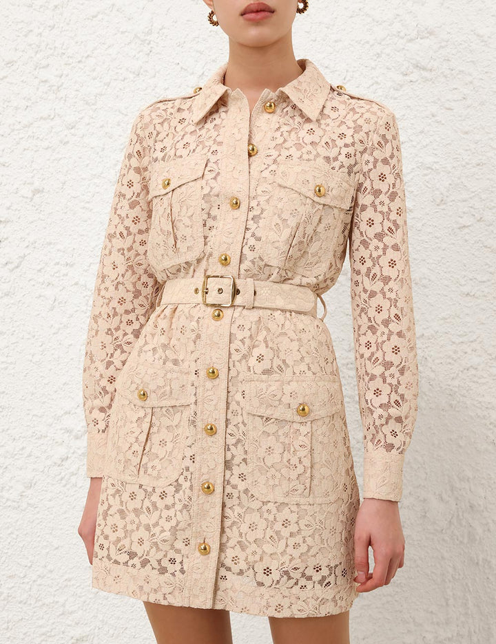 Hypnotic Lace Utility Dress
