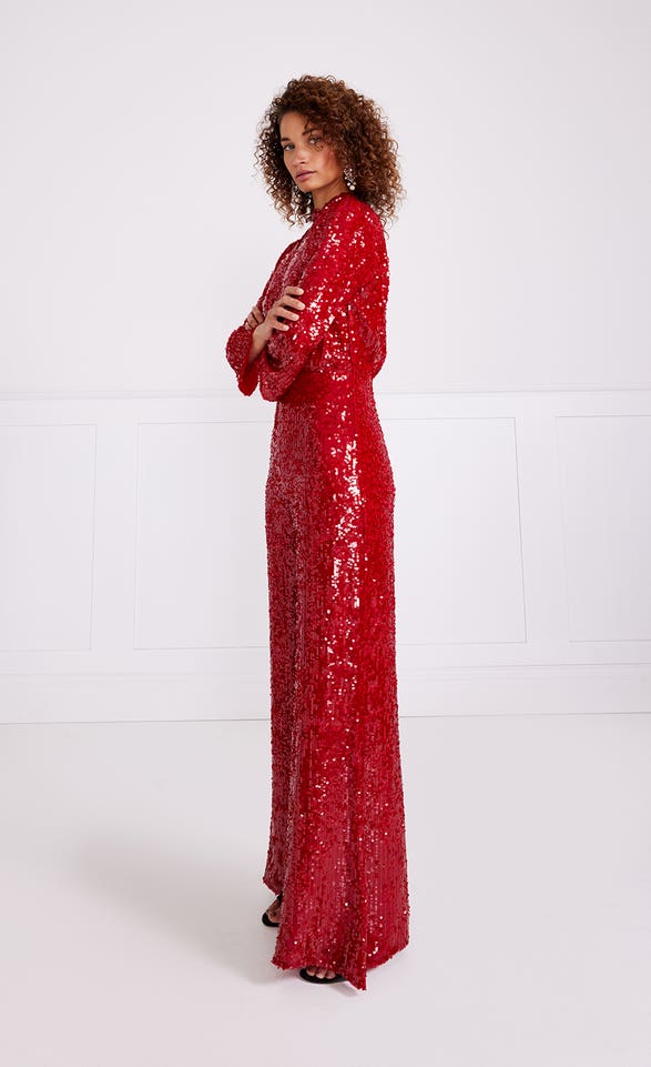 Odessa Jumpsuit Cherry, 4