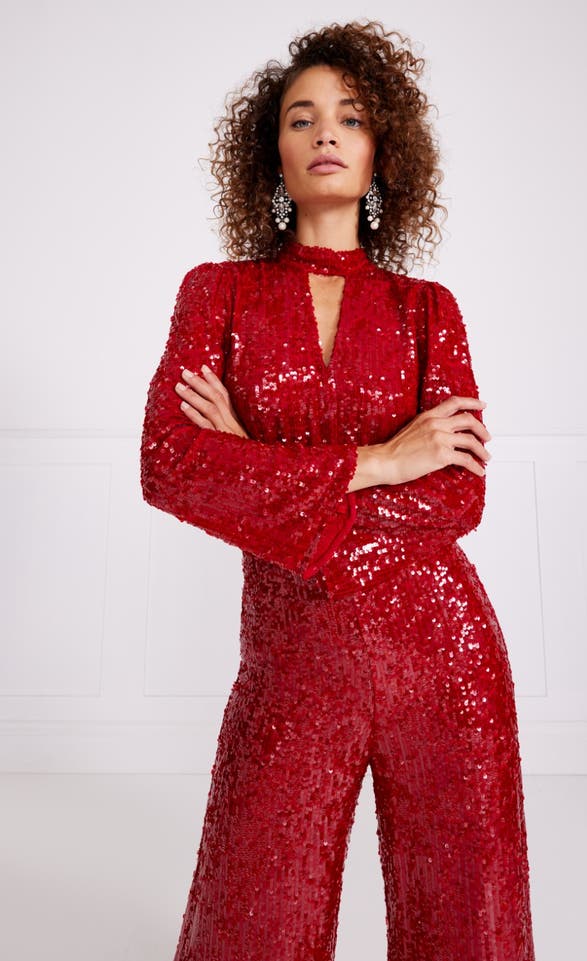 Odessa Jumpsuit Cherry, 2