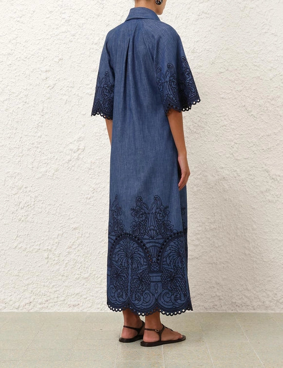Coco Embroidered Denim