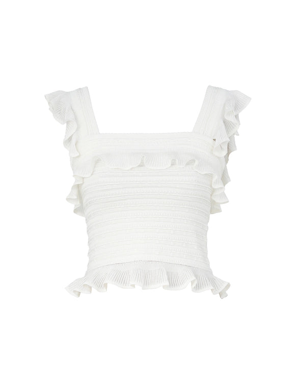 Illuminate Lace Frill Cami