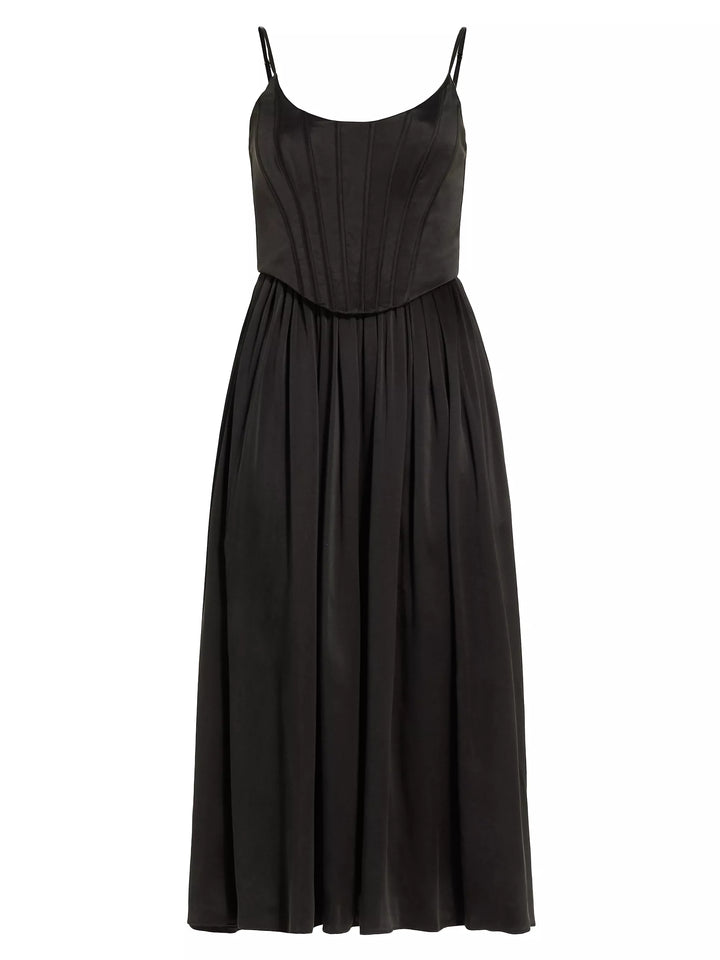 Silk Corset Dress