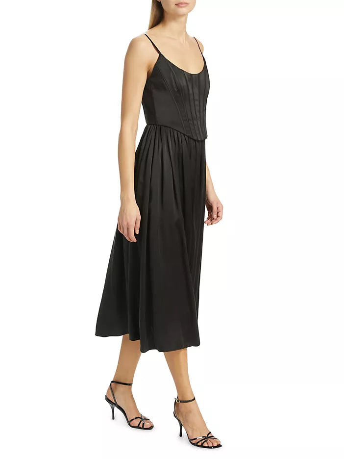 Silk Corset Dress