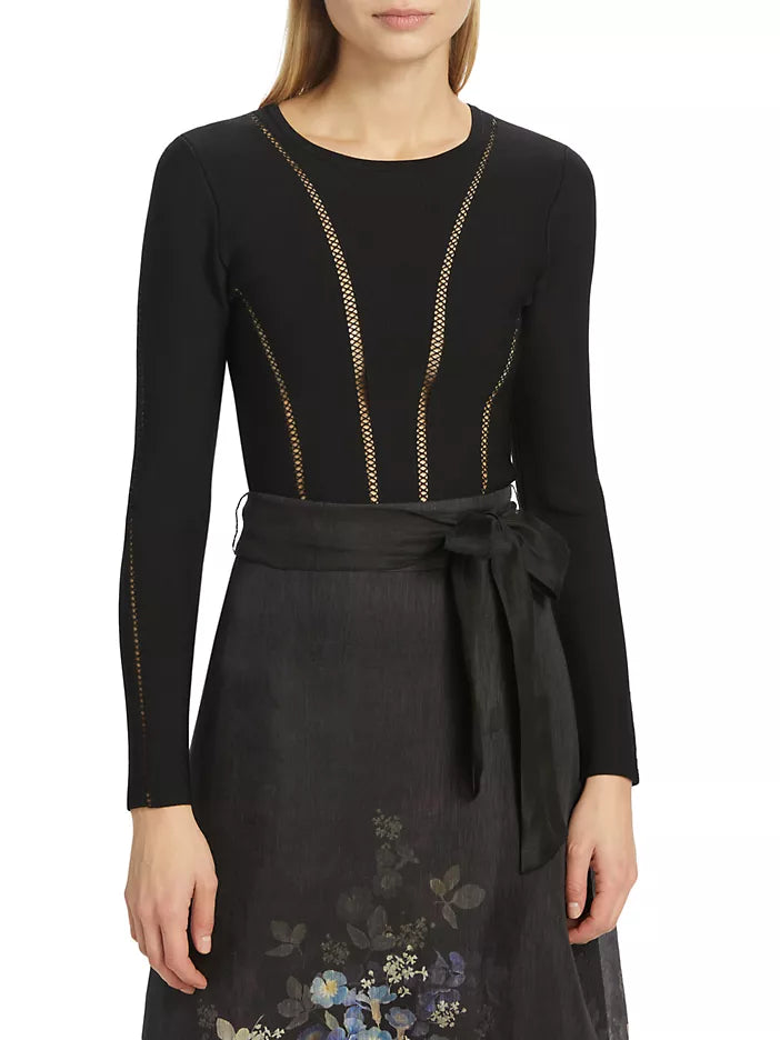 Lumin Knit Panel Top