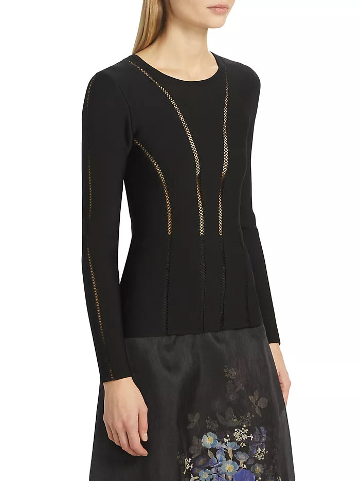 Lumin Knit Panel Top