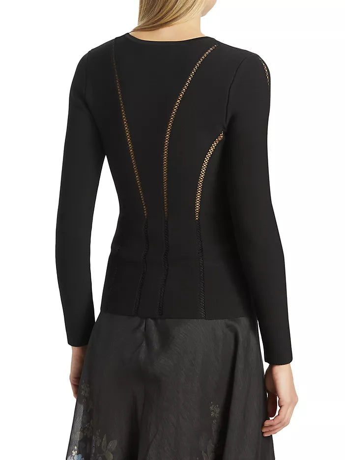 Lumin Knit Panel Top