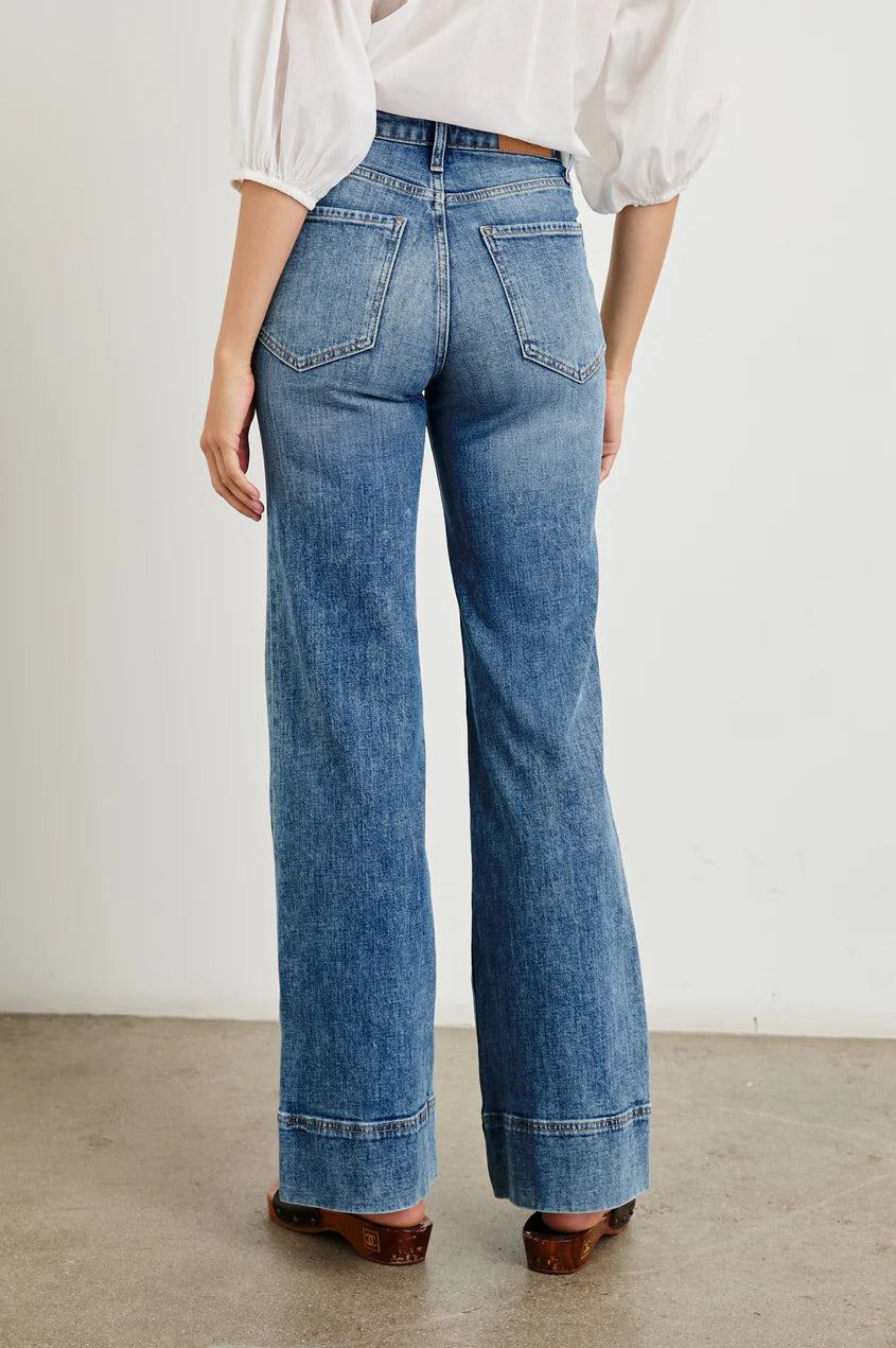 Alamitos Flared Trousers in Tradewinds