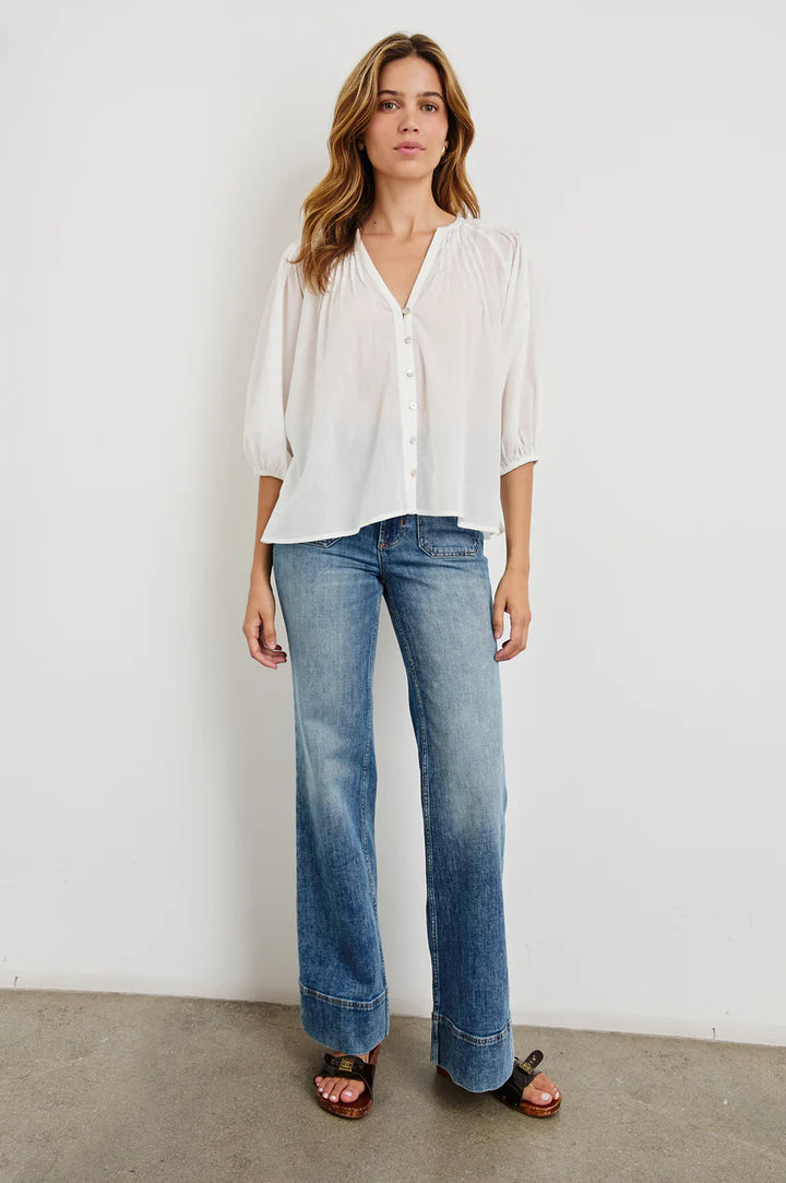 Cassat Top in White