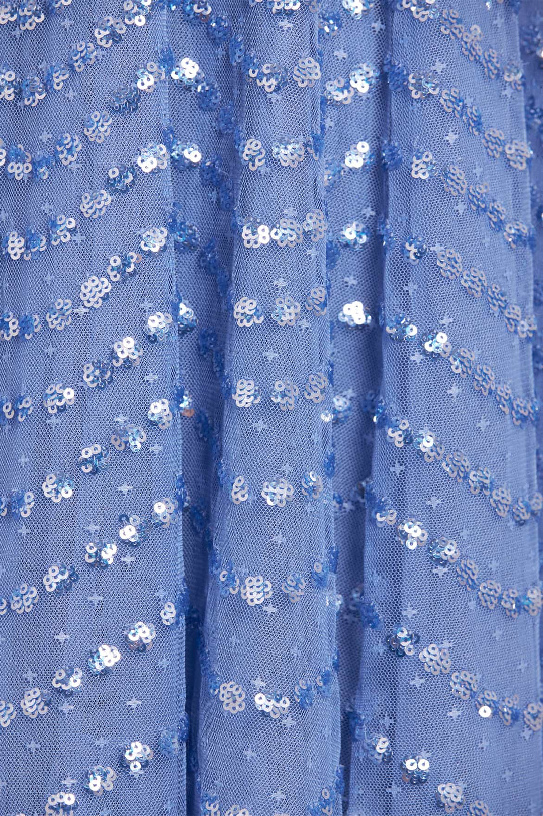 Shimmer Wave Ankle Gown