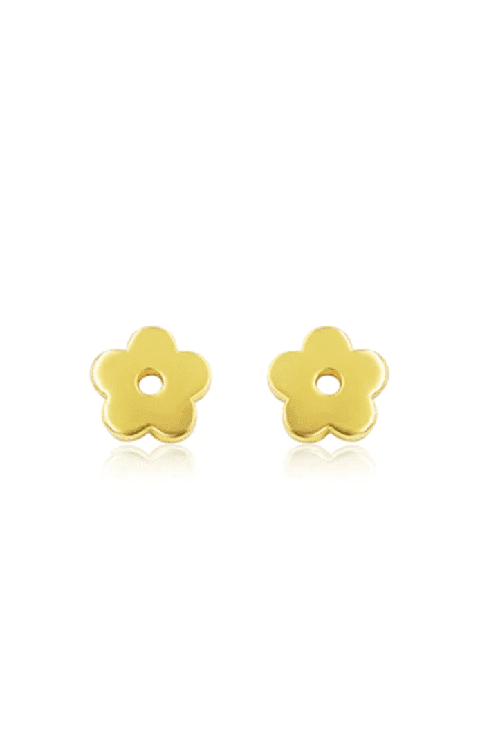 Daisy Stud Earrings - Gold