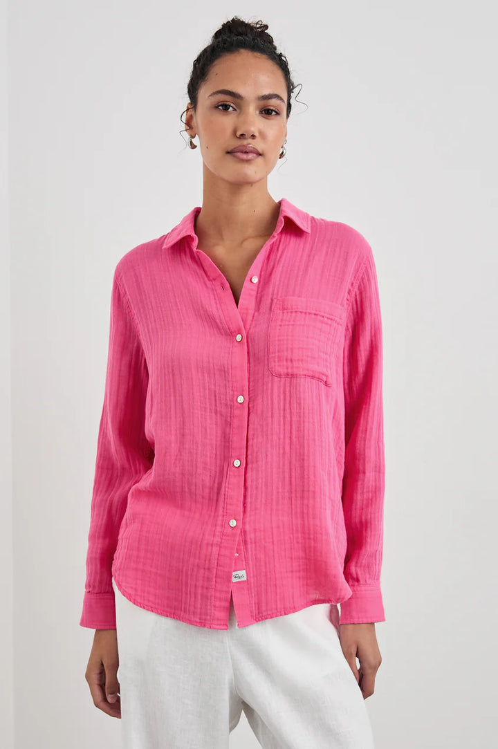 Ellis Shirt in Hibiscus