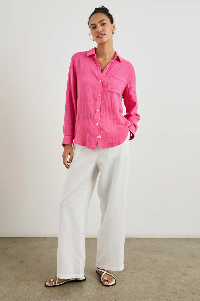 Ellis Shirt in Hibiscus
