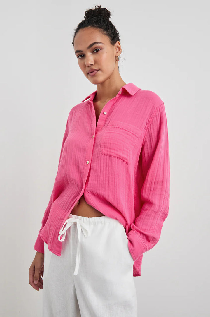 Ellis Shirt in Hibiscus