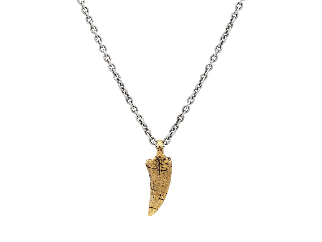 Necklace Silver T Rex Tooth