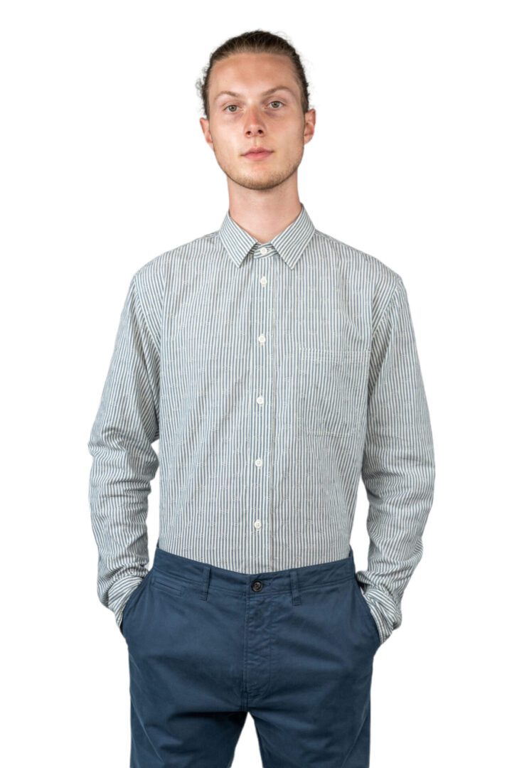 Billy Reid Tuscumbia Shirt striped