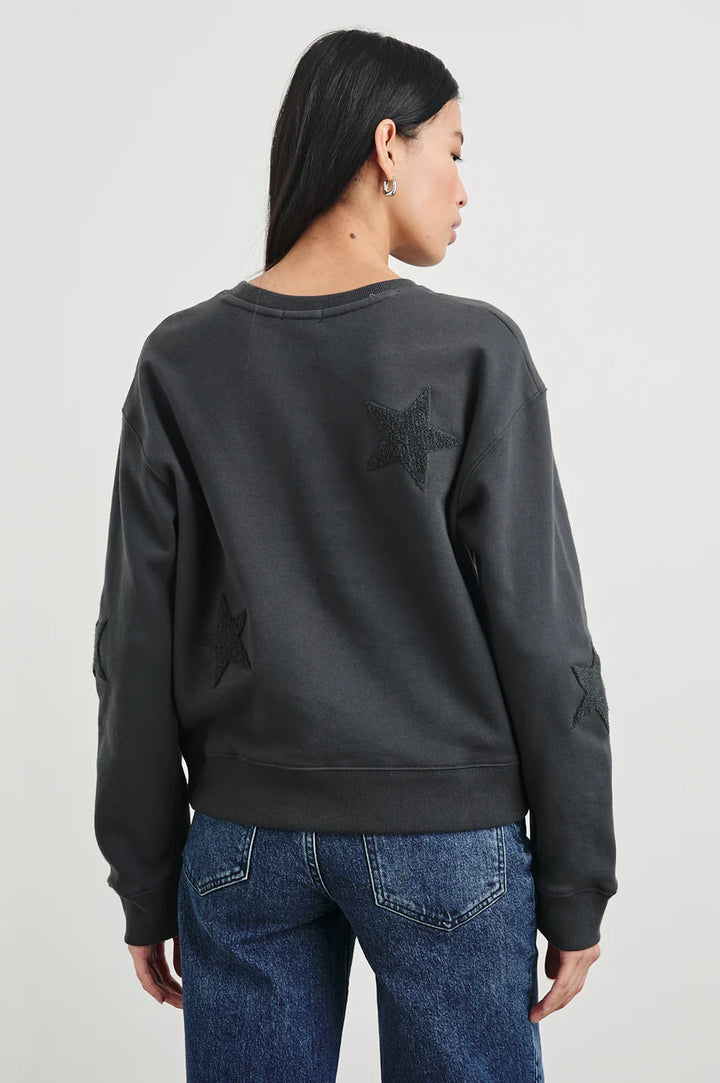 Sonia Sweatshirt in Washed Black