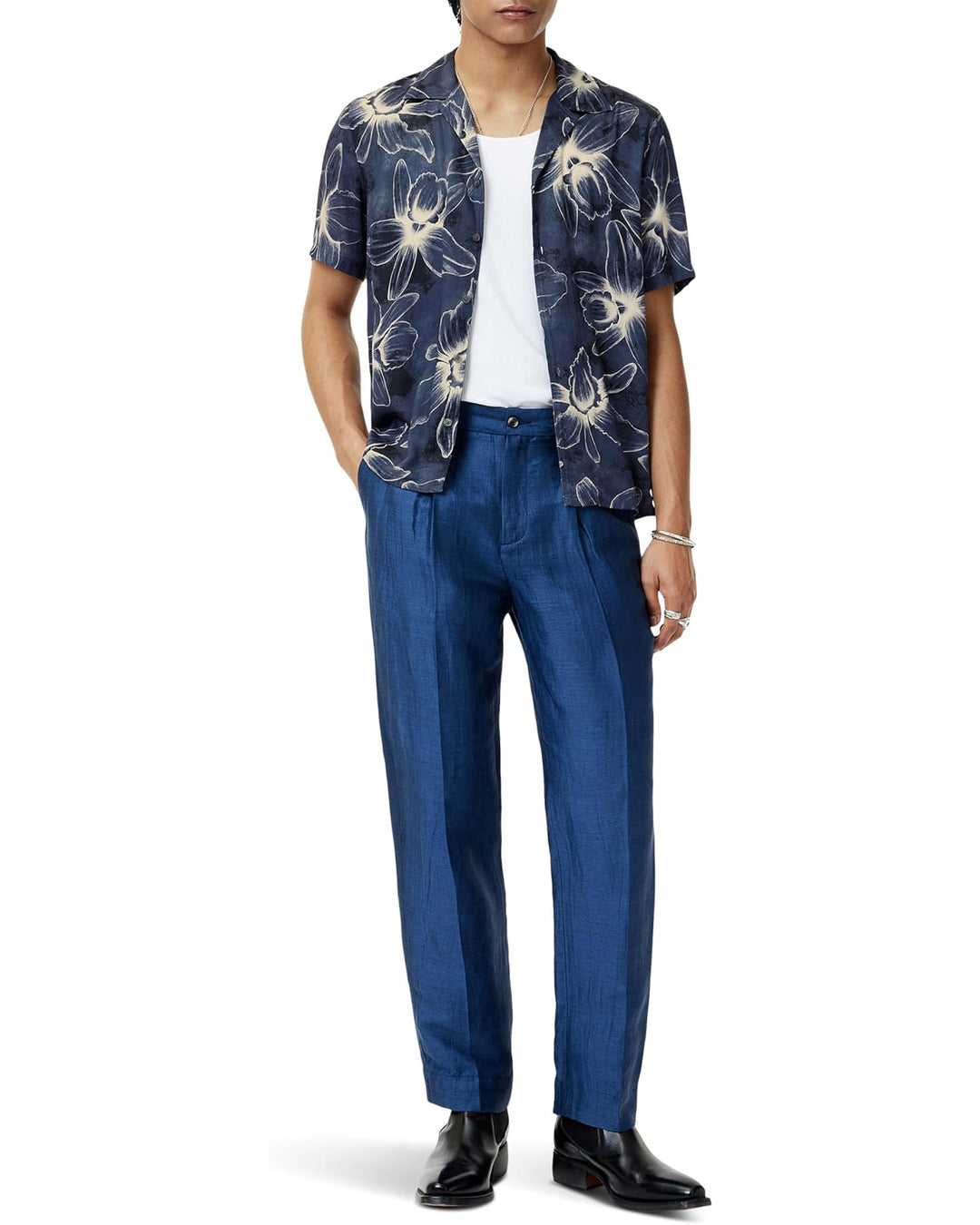 Dan Camp Collar in Lake Blue