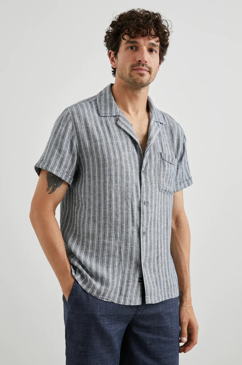 Waimea Shirt in Ocean Mist Stripe