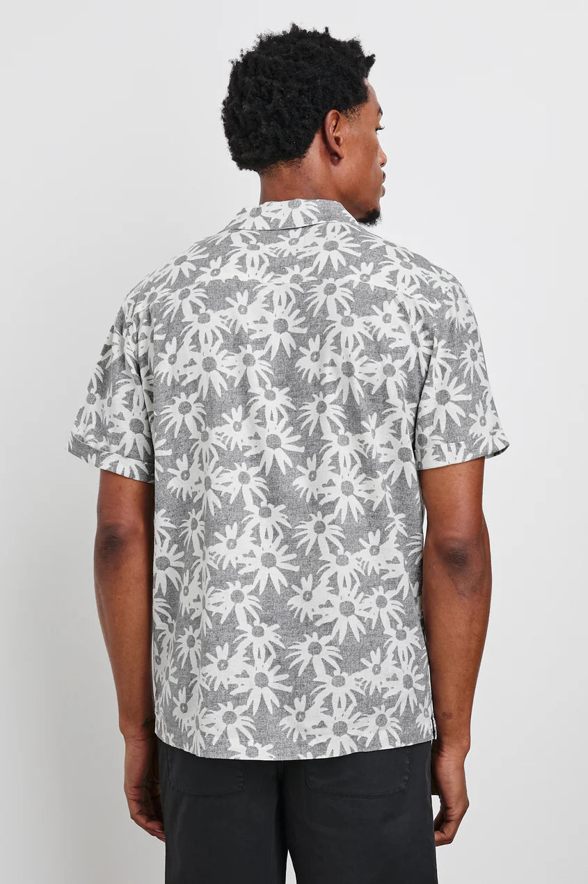 Waimea Shirt in Perennial Charcoal White