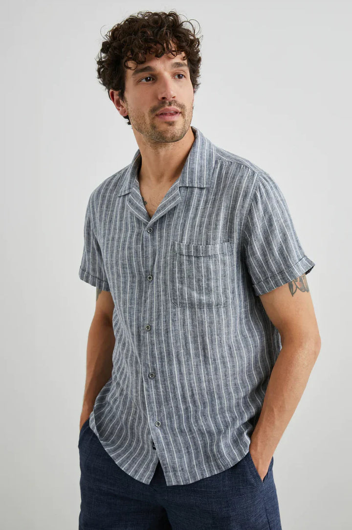 Waimea Shirt in Ocean Mist Stripe
