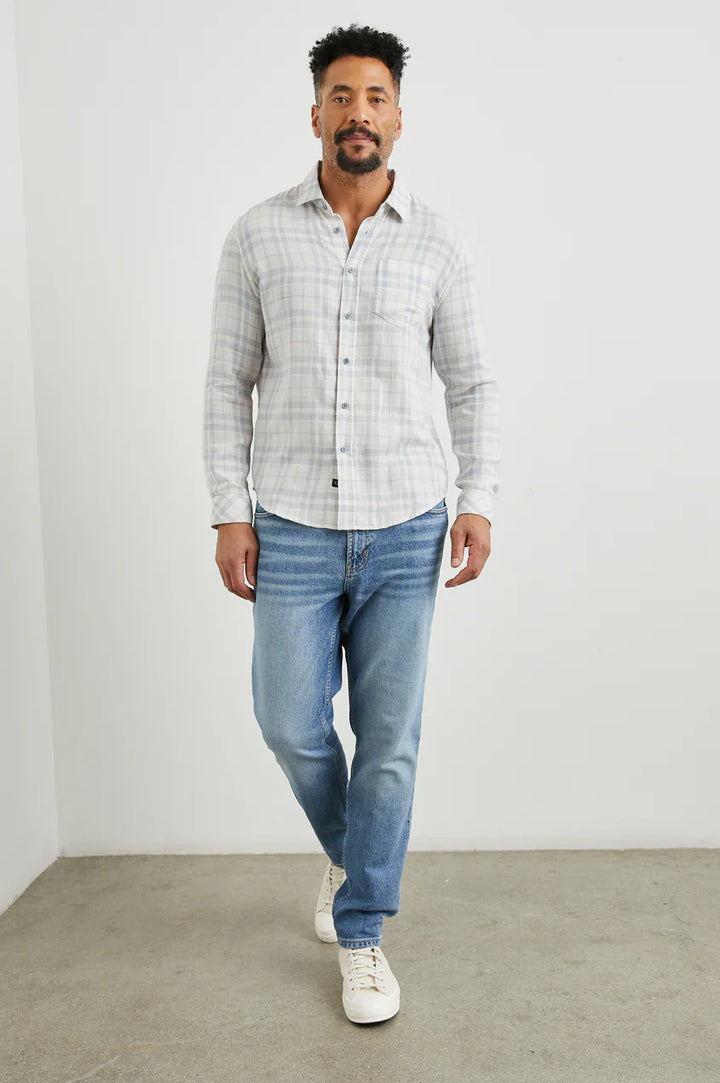 Wyatt Shirt in Slate Petal