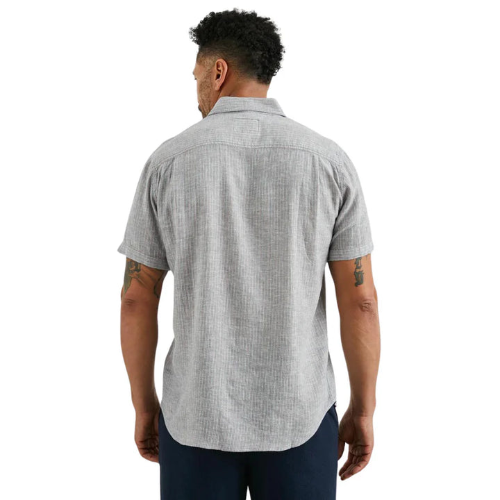 Carson Shirt in Chambray Red