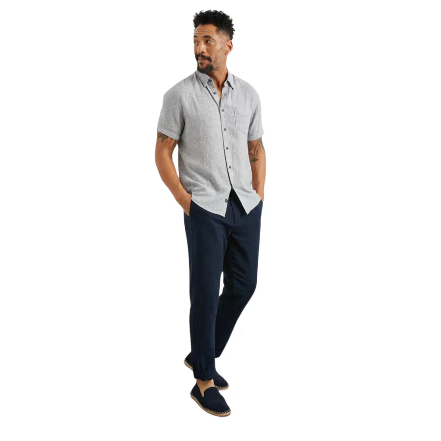 Carson Shirt in Chambray Red