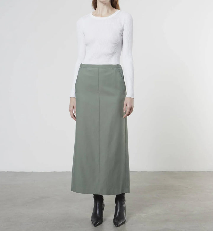 Scalloped Long Sleeve Crew Top