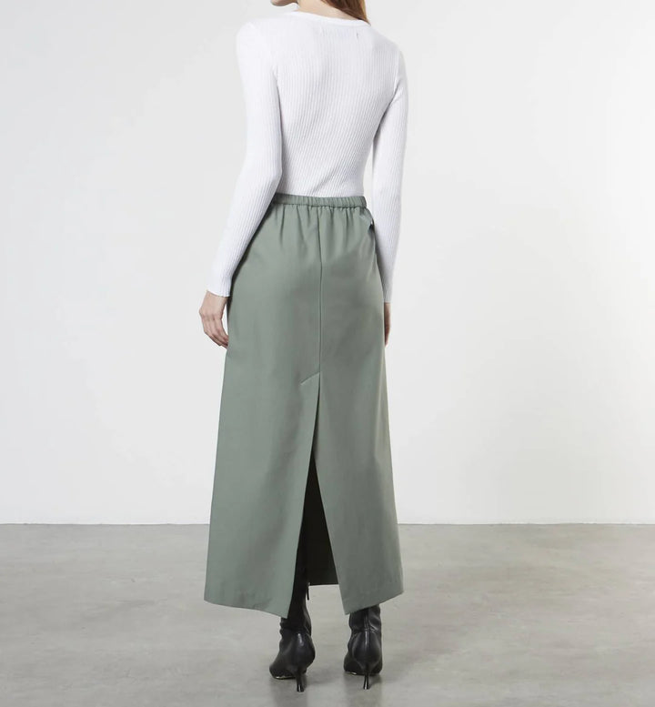 Scalloped Long Sleeve Crew Top