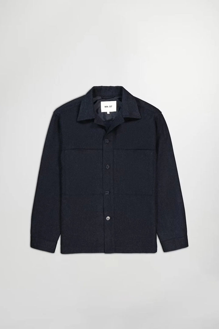 Isak Wool Blend Overshirt