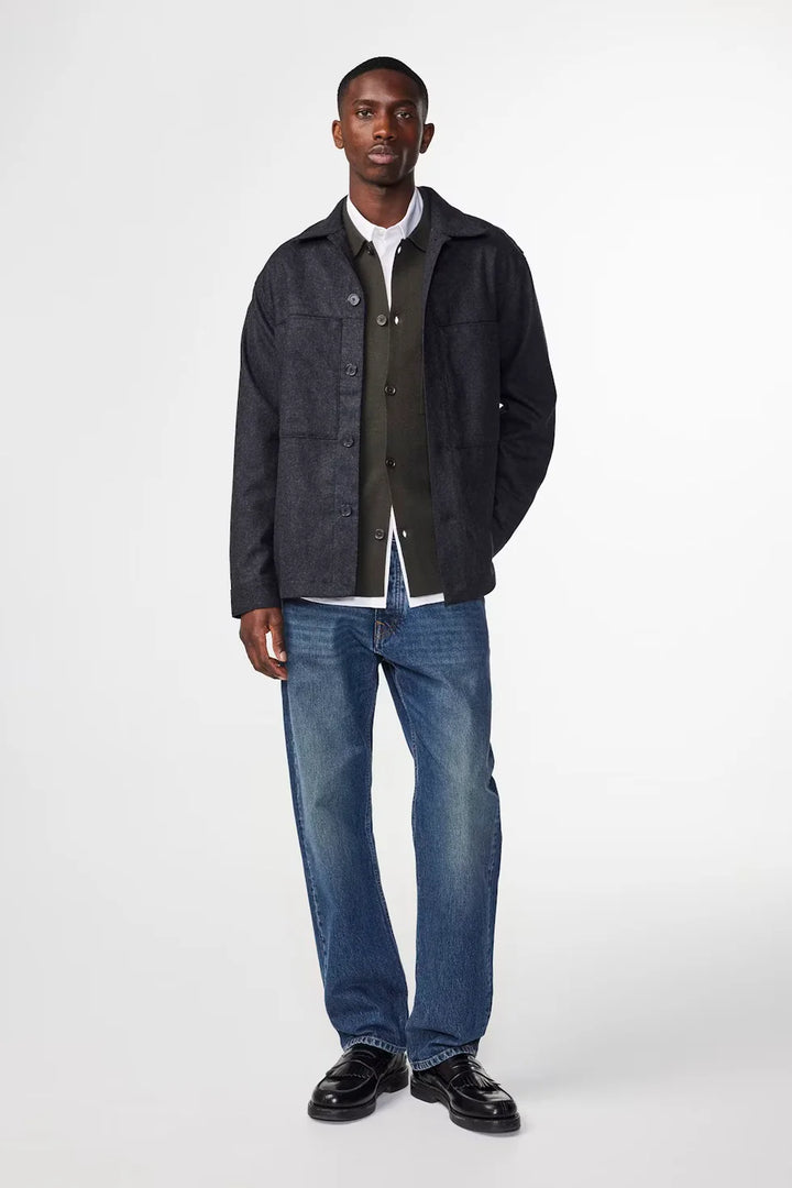 Isak Wool Blend Overshirt