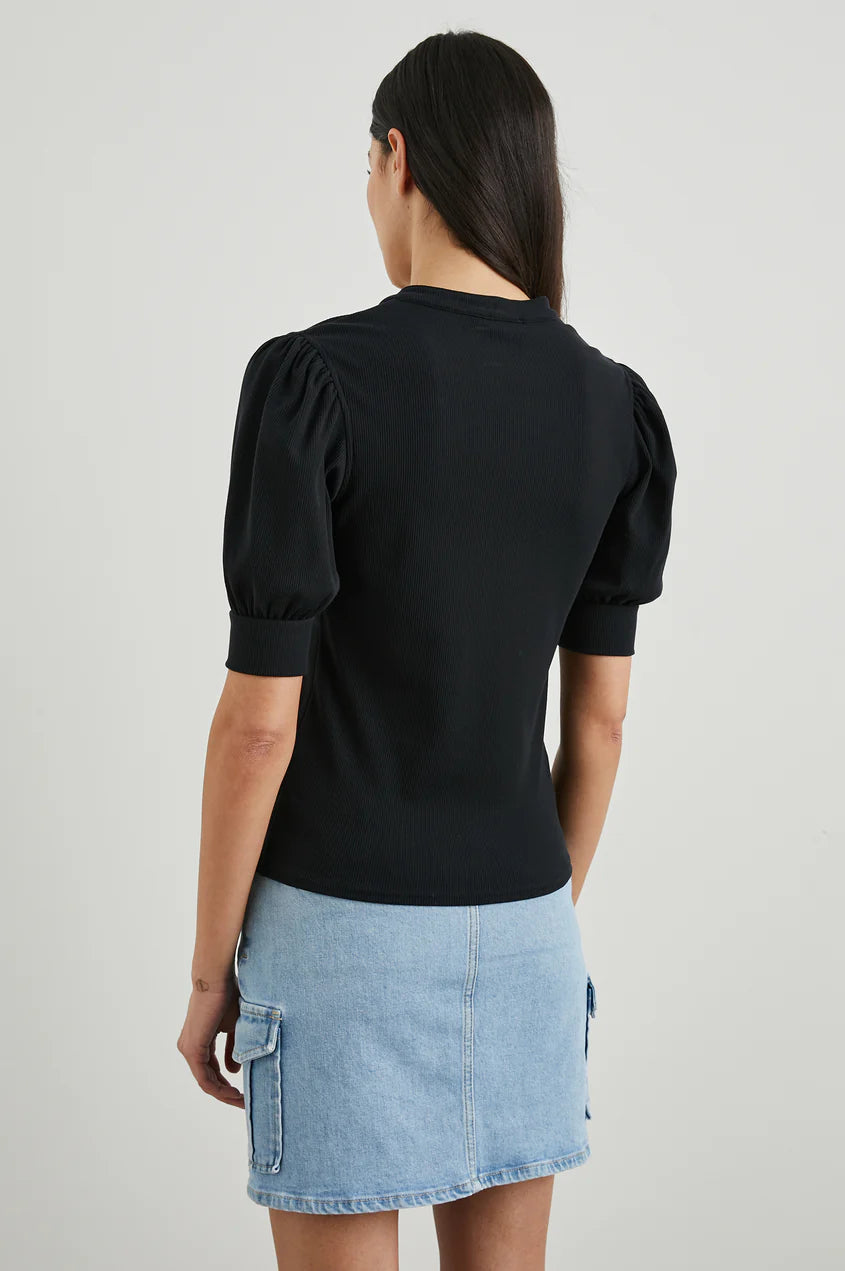 Jewel Top in Washed Black