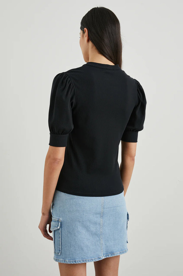Jewel Top in Washed Black