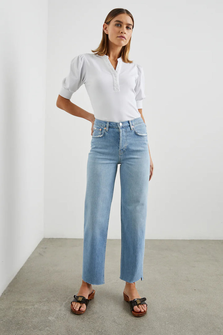 Jewel Top in White