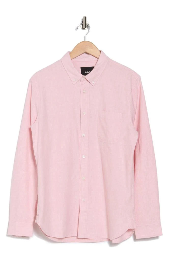 Perry Button Down Shirt in Perfect Pink