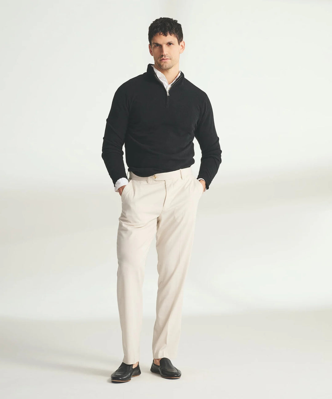 Signature Cashmere Quarter Zip