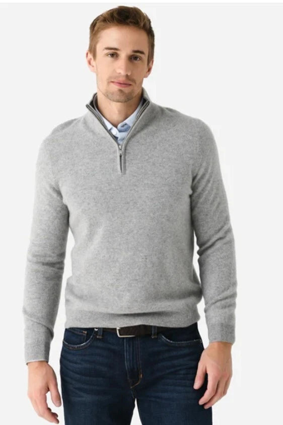 Signature Cashmere Quarter Zip