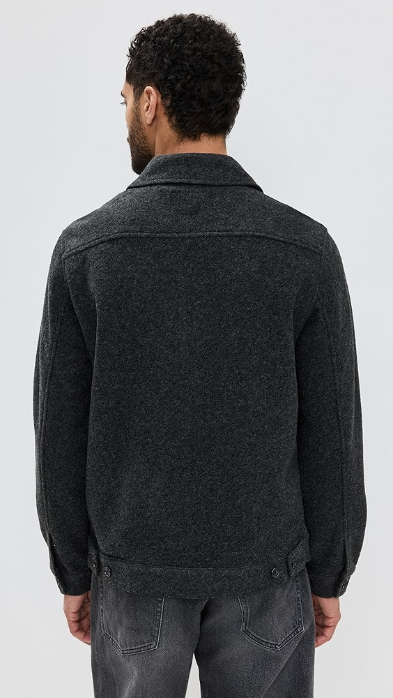 Shael Zip Jacket in Graphite