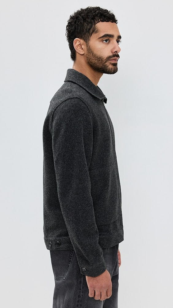 Shael Zip Jacket in Graphite
