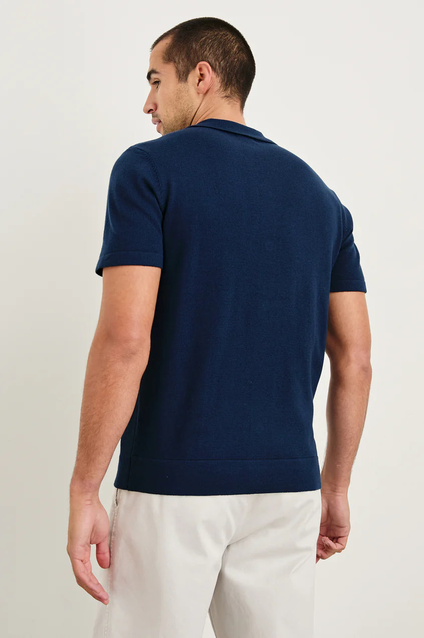 Silas Shirt in Blue Heather Multi
