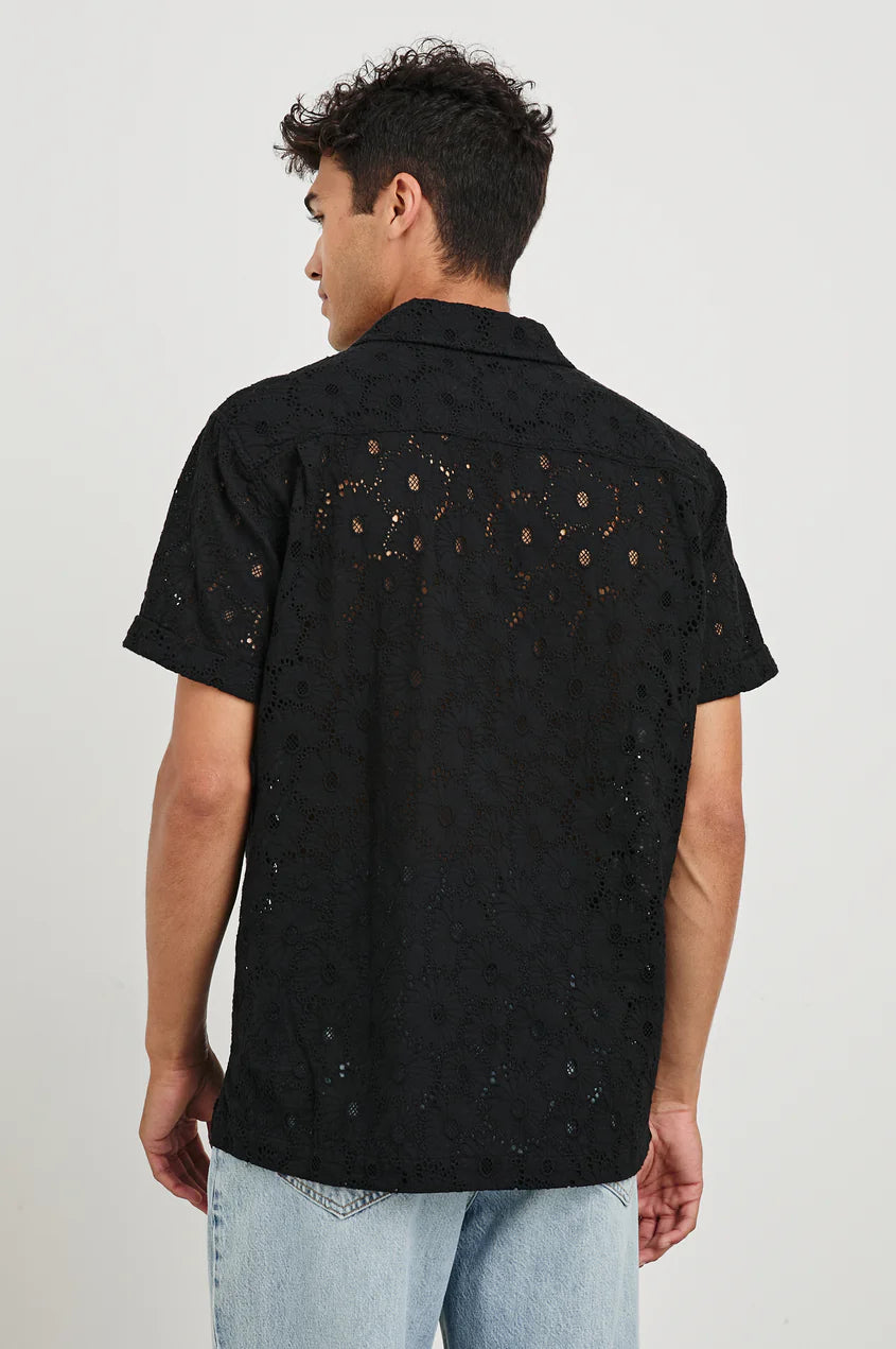 Tyler Shirt in Black Floral