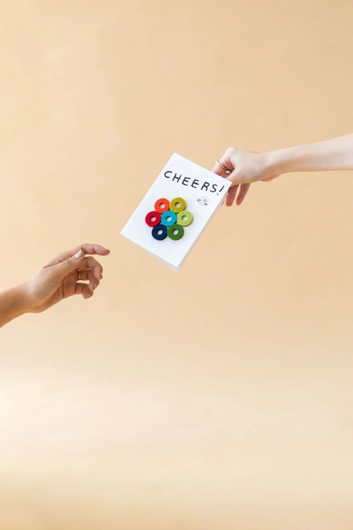 Wine-ote's Cheers Marker Note Cards